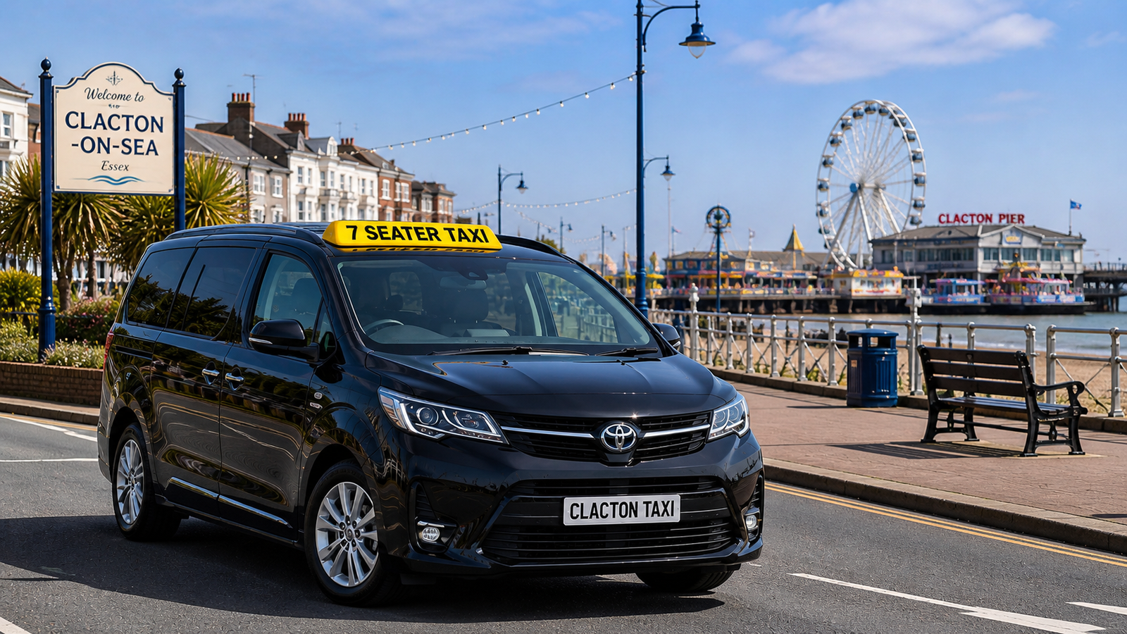 Clacton Taxi 7 seater vehicle